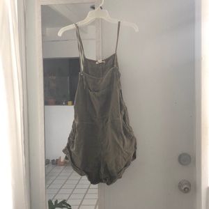 Green overalls from billabong